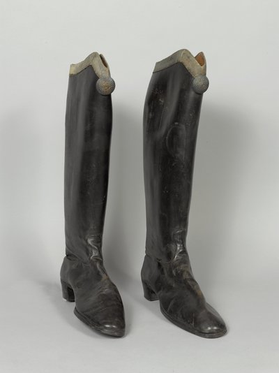 Stiefel, 3. von Zieten-Husaren, getragen von HRH Der Herzog von Connaught, vor 1914 von German School