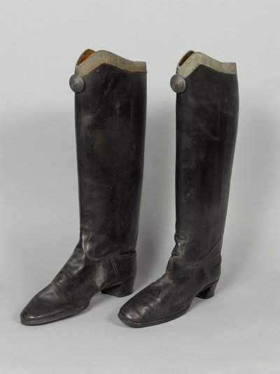 Stiefel, 3. von Zieten-Husaren, getragen von HRH Der Herzog von Connaught, vor 1914 von German School