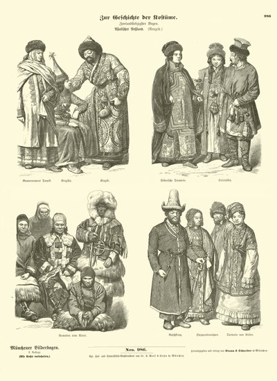 Kostüme des russischen Fernen Ostens von German School