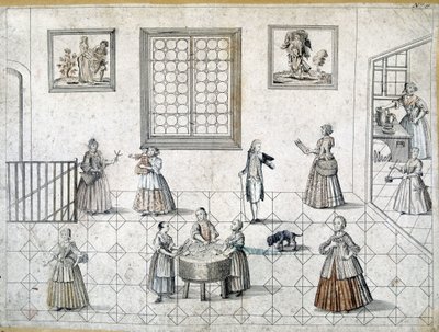 Alltag der Adligen und ihrer Diener, Deutschland von German School