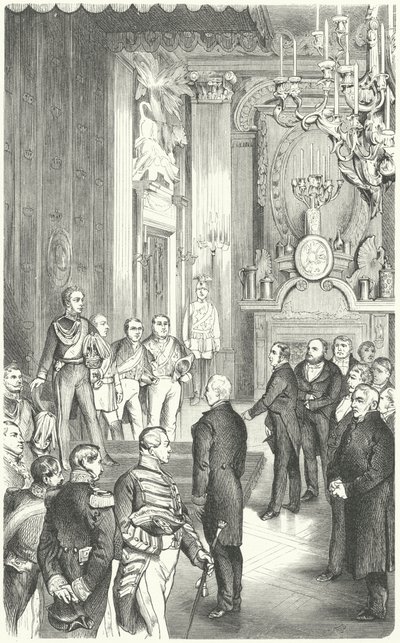 Deputation des Frankfurter Parlaments bietet König Friedrich Wilhelm IV. die deutsche Krone an, 1849 von German School