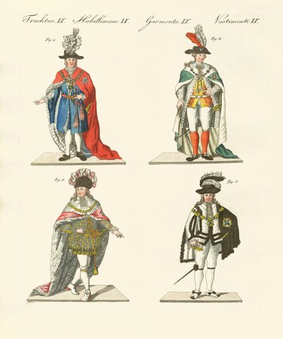 Verschiedene Ritterorden von German School