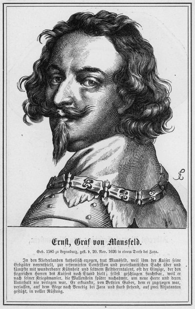 Ernst, Graf von Mansfeld von German School