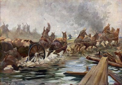 Von einer Ostfront, Munitionstransport von German School