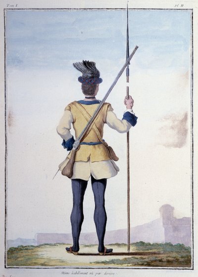Kleidung des Soldaten (Rückseite) - in My Dreams von dem Grafen von Sachsen von German School