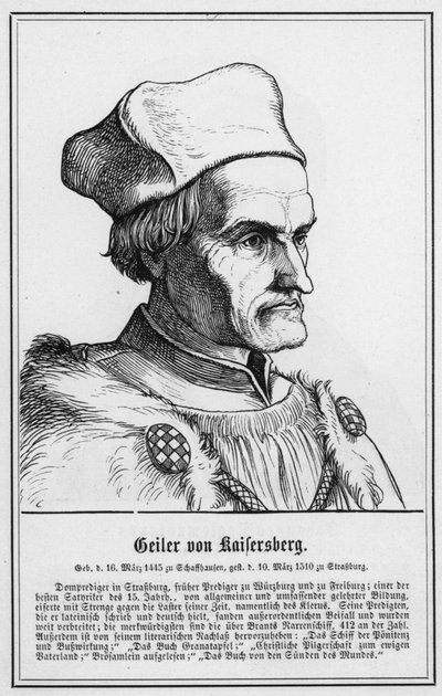 Geiler von Kaisersberg von German School