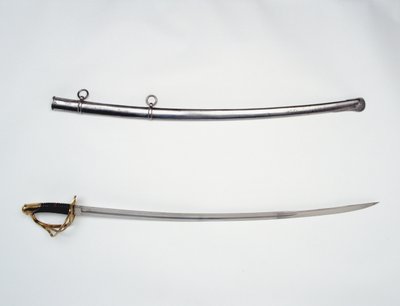 Deutsches Kavallerieschwert und Scheide, Artillerie des Oranje-Freistaats, Südafrika von German School
