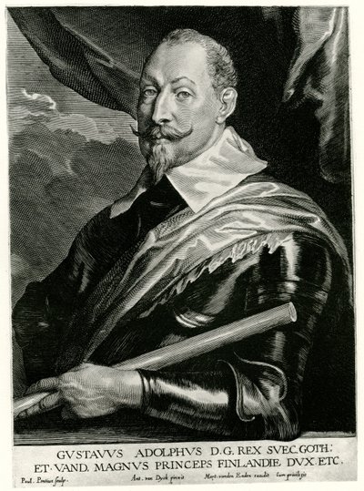 Gustav II. Adolf, König von Schweden von German School