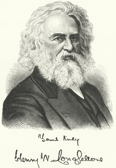 Henry Wadsworth Longfellow, amerikanischer Dichter und Professor von German School