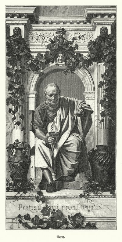 Horaz, römischer Dichter von German School