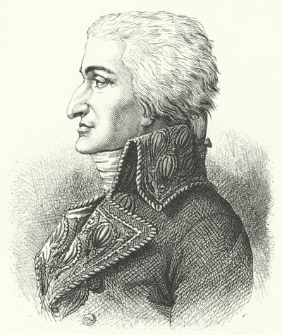 Jean Jacques Régis de Cambacérès, französischer Jurist und Staatsmann, einer der Hauptautoren des napoleonischen Kodex (Stich) von German School