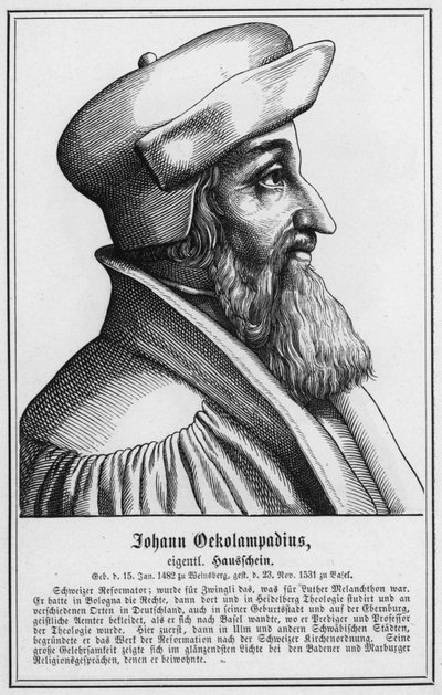 Johann Oekolampadius von German School