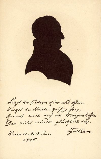 Johann Wolfgang von Goethe von German School