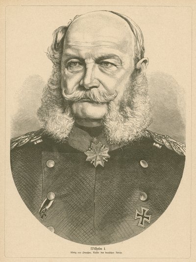 Kaiser Wilhelm I. von Deutschland von German School