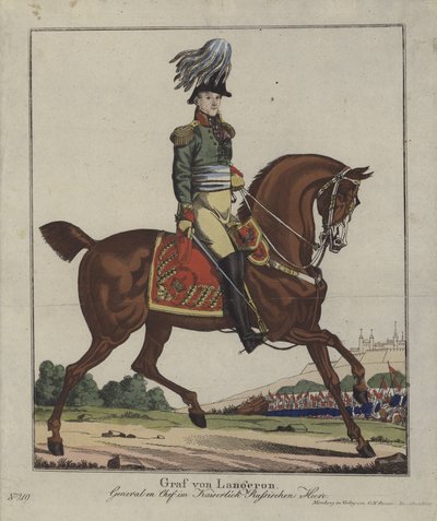 Louis Alexandre Andrault de Langeron, französischer General in der russischen Armee von German School