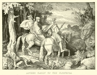 Luther auf die Wartburg gebracht von German School