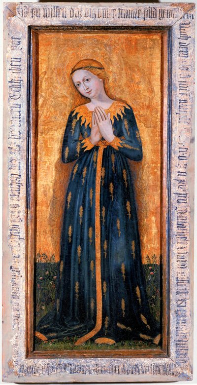 Madonna in einem Korngewand von German School