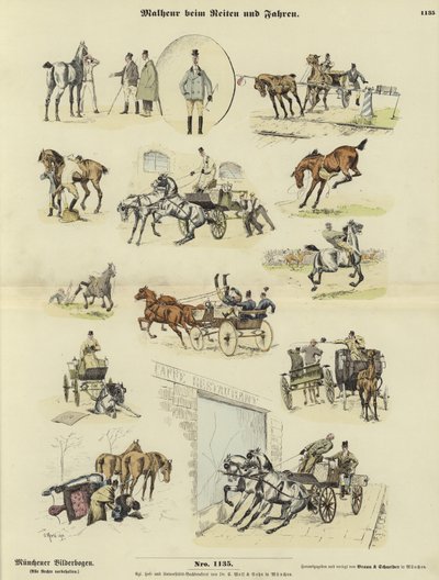 Missgeschicke beim Reiten und Fahren von German School