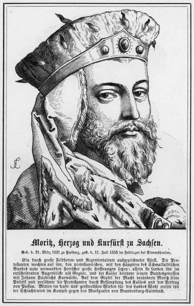 Moritz, Herzog und Kurfürst zu Sachsen von German School