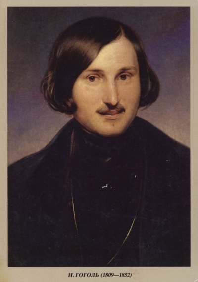 Nikolai Gogol, russischer Romanautor, Dramatiker und Kurzgeschichtenschreiber von German School