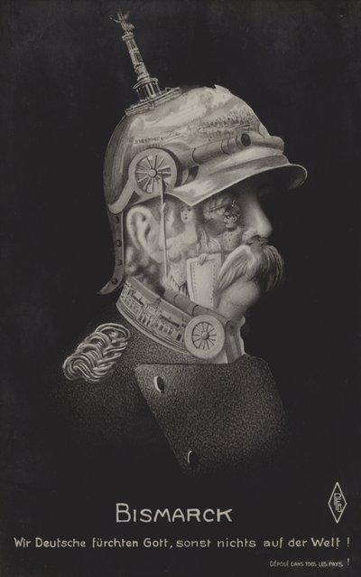 Otto von Bismarck, deutscher Staatsmann von German School