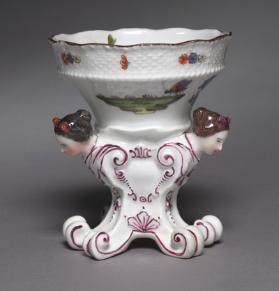 Paar Salzgefäße aus dem Sulkowsky-Service, Hersteller Meissener Porzellanmanufaktur, Deutschland, 1735-1756 von German School