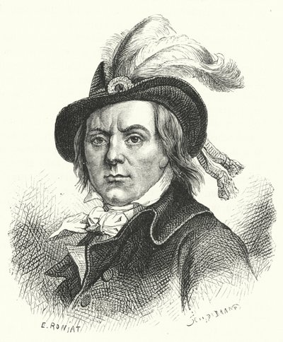 Paul Barras, französischer Politiker der Revolution (Stich) von German School