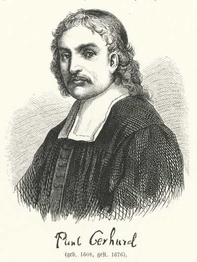 Paul Gerhardt, deutscher lutherischer Theologe und Hymnendichter von German School