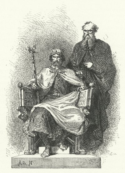 Pippin der Kleine, König der Franken von German School