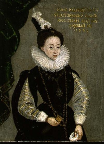 Porträt von Anna Maria, Herzogin von Bayern von German School