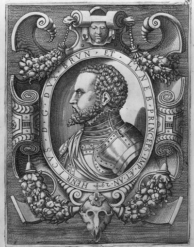 Porträt von Heinrich dem Jüngeren, Herzog von Braunschweig und Lüneburg, 1529 von German School