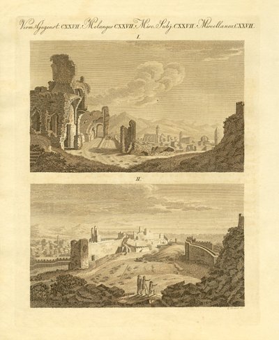 Ruinen der Altstadt Sagunto in Spanien von German School