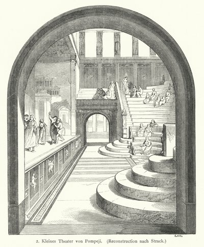 Kleines Theater von Pompeji, Antikes Rom von German School