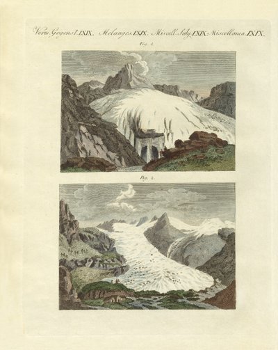 Seltsame Gletscher als Ursprung großer Flüsse von German School