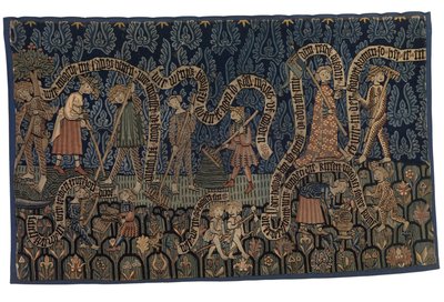 Wandteppich, der den Monat Juli darstellt, ca. 1400-25 von German School