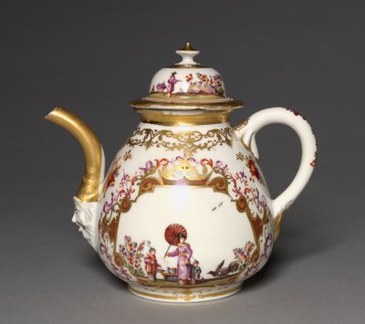 Teekanne, Meissener Porzellanmanufaktur, ca. 1723-24 von German School