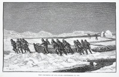 Das Zerbrechen unserer Eisscholle, 26. September 1883 von German School