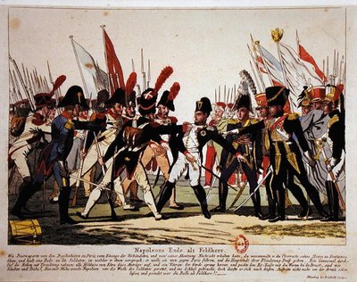 Das Ende Napoleons (1769-1821) als General im Jahr 1815 von German School