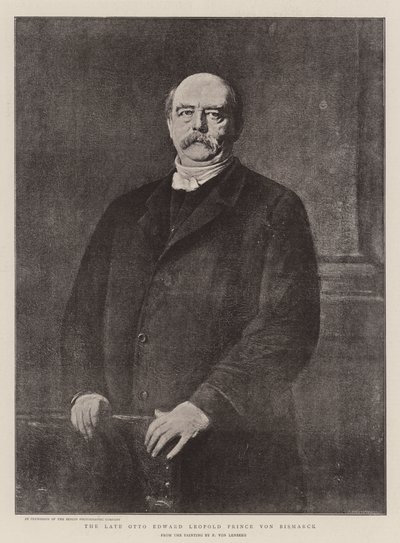Der verstorbene Otto Eduard Leopold Prinz von Bismarck von German School