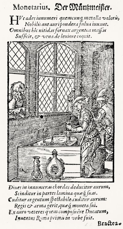 Der Münzpräger, veröffentlicht von Hartman Schopper von German School