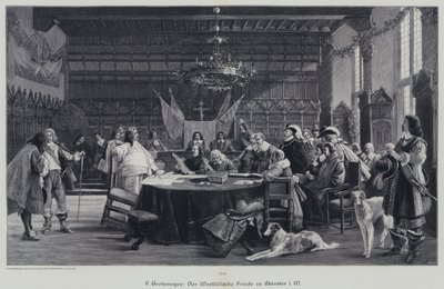 Der Westfälische Frieden beendet den Dreißigjährigen Krieg, Münster, Deutschland von German School