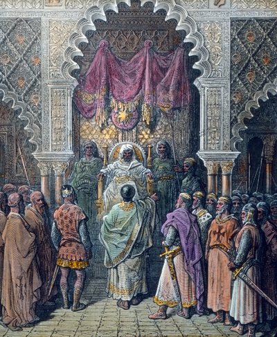 Der Vertrag von Jaffa zwischen Kaiser Friedrich II. und Sultan al-Kamil im Jahr 1229 von German School