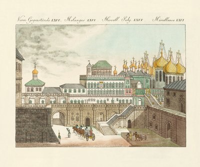 Der alte Palast der Zaren in Moskau von German School