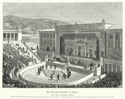 Theater des Dionysos Eleuthereus, Athen, Antikes Griechenland von German School