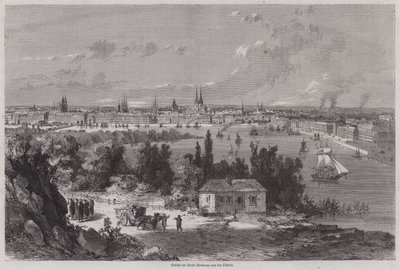 Ansicht von Bordeaux, Frankreich von German School