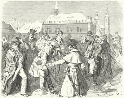 Streik der Studenten der Universität Göttingen, Deutschland von German School