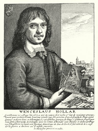 Wenzel Hollar, böhmischer Zeichner, Radierer und Illustrator (Gravur) von German School