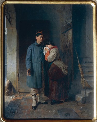 Der Aufbruch der Rekruten von 1866 von Gerolamo Induno