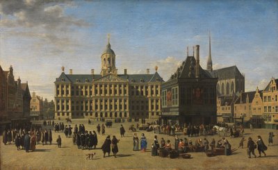 Der Damm in Amsterdam von Gerrit Adriaensz Berckheyde