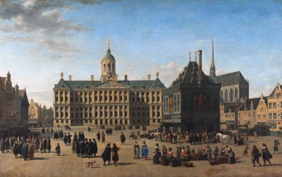 Der Dam in Amsterdam von Gerrit Adriaenszoon Berckheyde